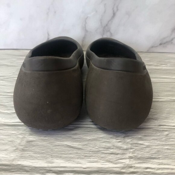 Crocs Mammoth Flats Womens Brown Ballet Fur Lined Shoes Size 8 - Picture 3 of 11